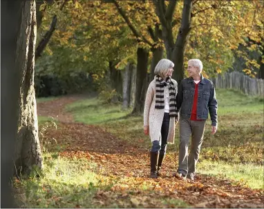  ?? COURTESY OF GETTY IMAGES ?? Daily exercise such as walking can help lower your risk of developing Type 2 diabetes.