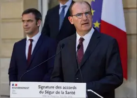  ?? (Photo AFP) ?? Le Premier ministre s’est réjoui, hier, de la signature des accords.