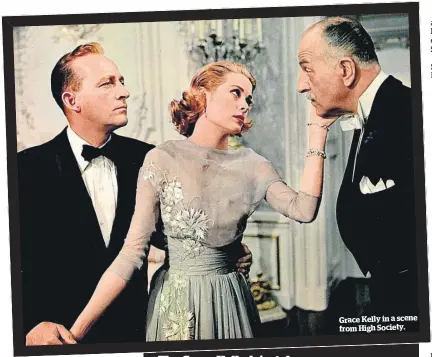  ??  ?? Grace Kelly in a scene from High Society.