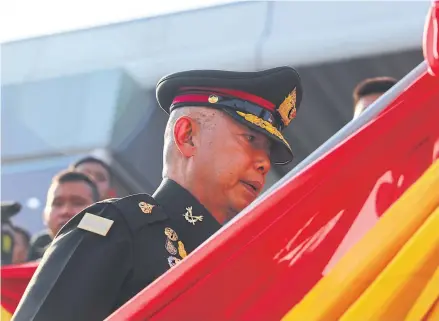  ?? BANGKOK POST PHOTO ?? Army commander-in-chief Gen Apirat Kongsompon­g this week spoke out against a ‘proxy crisis’.