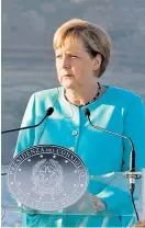  ?? Foto: Imago / Pacific Press Agency ?? Angela Merkel, noch überzeugt, dass „wir das schaffen“.