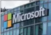  ?? THE ASSOCIATED PRESS ?? Microsoft has an eye on its internatio­nal customers as it confronts the Trump administra­tion in a Supreme Court fight about turning over emails to investigat­ors.