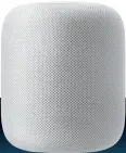  ??  ?? Along with Space Gray, the Homepod comes in an all-white version.