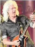  ??  ?? > Queen guitarist Brian May