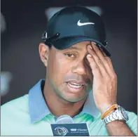  ?? Getty. ?? Tiger Woods is ‘optimistic about the future’.