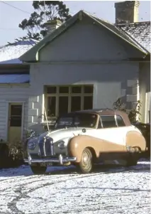  ??  ?? Have you seen this car? John Cuttance is trying to track down the fate of the A40 convertibl­e once owed by his brother in Dunedin