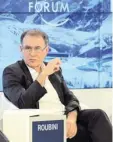  ?? Foto: dpa ?? Nouriel Roubini sieht keine Anzeichen für eine Rezession.