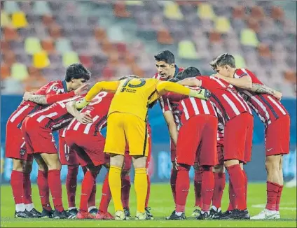  ?? FOTO: AP ?? EL Atlético de Madrid cree que hay motivos para ser optimista de car al choque de vuelta del próximo día 17 de marzo