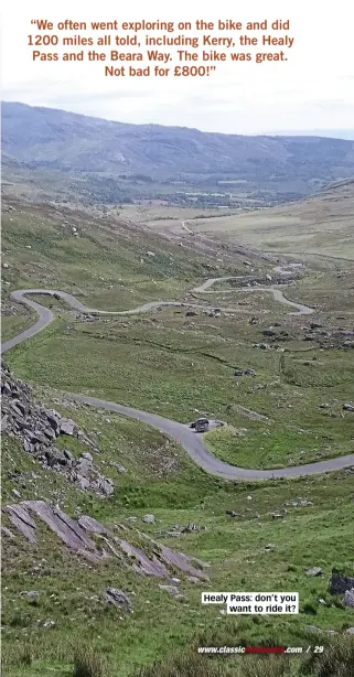  ??  ?? Healy Pass: don’t you want to ride it?