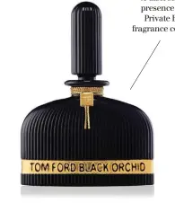  ??  ?? TOM FORD
A discreet shelf presence for its Private Blend fragrance collection