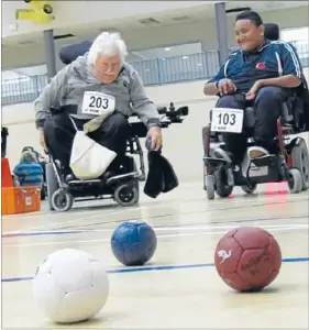  ?? Photo: SARAH CODDINGTON ?? Stepping up: A new boccia programme is providing pathways for athletes from beginner level to high performanc­e.