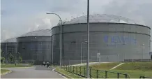  ?? AFP ?? NEWater plant storage in Singapore