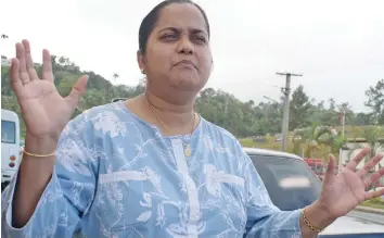  ?? Photo: Ronald Kumar ?? Justice of Peace Gaitri Prakash at Nanuku Street in Vatuwaqa on August 7, 2020.