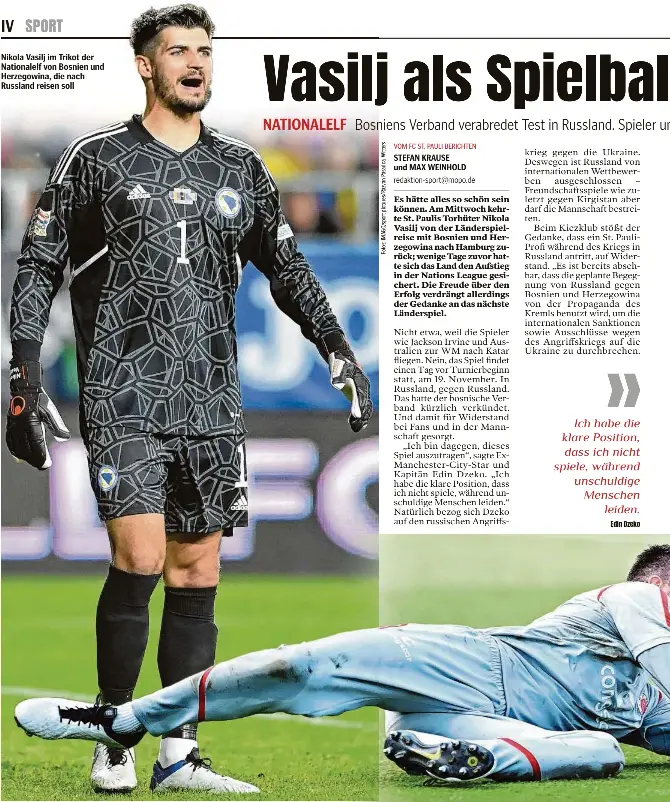 Vasilj als Spielbal PressReader