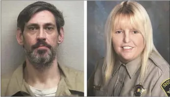  ?? AP ?? This combinatio­n of photos provided by the U.S. Marshals Service and Lauderdale County Sheriff’s Office in April 2022 shows Casey Cole White, left, and Assistant Director of Correction­s Vicky White.