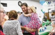  ?? THE NEW YORK TIMES ?? Danny O’Connor, the Democrat running for Congress in Ohio’s 12th District, attends a fundraisin­g event for United Steelworke­rs in Newark.