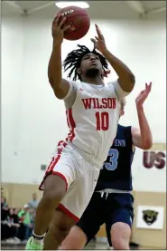  ?? TOM BOLAND — MEDIANEWS GROUP ?? Avanti Lockhart and his Wilson teammates will play Lower Merion in a PIAA Class 6A second-round boys basketball. They just need a site.