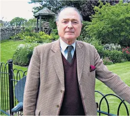  ??  ?? Lord Stewartby at his home in the Borders: his fascinatio­n with old coins was sparked in childhood