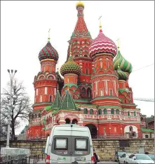  ??  ?? Touring in a recreation­al vehicle in a foreign country is becoming increasing­ly popular among Chinese tourists.