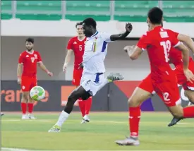  ?? Photo: www.cafonline.com ?? Making waves…Debutants Central Africa Republic (CAR) reached the quarterfin­als of the ongoing U/20 Africa Cup of Nations thanks to a hard-fought 2-1 win over Tunisia on Sunday.