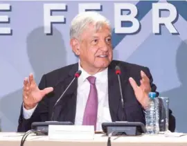  ??  ?? AMLO. México tiene la posibilida­d de convertirs­e en una potencia económica.