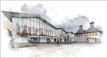  ??  ?? An artist’s impression of the new distillery and courtyard.