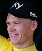  ??  ?? Back in yellow: Froome seizes lead