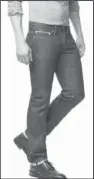  ??  ?? FASHION FORWARD: In this undated image released by Park & Bond, a model is shown wearing denim jeans.