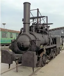  ?? ANTHONY COULLS ?? The Hetton Colliery locomotive Lyon, which has been proved beyond all doubt not to be one of the Stephenson-built examples, and instead dates from the late-1840s.