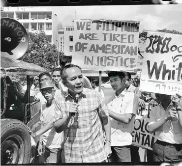  ?? Foto: Archiv ?? Proteste in Manila vor der US-Botschaft