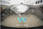 ?? Eric Risberg / Associated Press 2016 ?? Waymo says a human backup driver was at fault for an accident that injured a motorcycli­st.