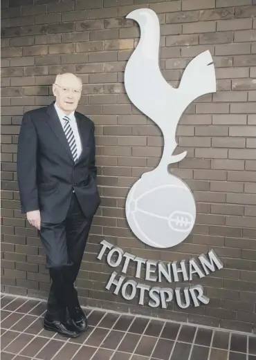  ??  ?? 0 Alan Gilzean outside White Hart Lane two years ago. Above left, the striker on Scotland duty