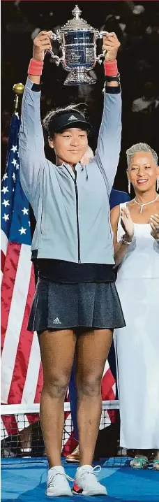  ?? Foto: Getty ?? Překvapení v New Yorku US Open letos vyhrála japonská tenistka Naomi Ósakaová.