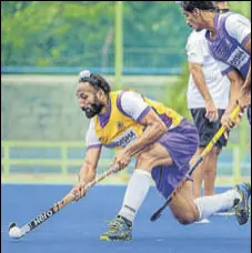 ??  ?? Indian Men's Hockey Team Midfielder Sardar Singh during a training session ahead of their match against Pakistan in the opening match at Rabobank Men's Hockey Champions Trophy, in Breda, Netherland­s, on Friday.