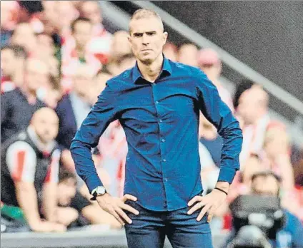  ?? FOTO: EFE ?? Gaizka Garitano
El entrenador del Athletic observa a su equipo el domingo en el partido contra el Getafe en San Mamés