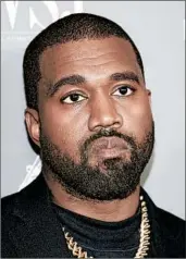  ?? EVAN AGOSTINI/INVISION 2019 ?? Under his Yeezy brand, Kanye West will design adult and children’s clothing that will be sold at Gap in 2021.