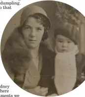  ??  ?? Dan with his mother in 1932, while left, mothers and daughters queue for their messages in Argyle Street, and main picture, Dan with his wife Marion