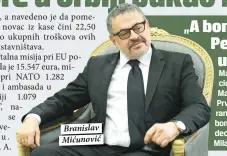  ??  ?? Branislav Mićunović