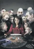  ??  ?? Polterheis­t is a genrebusti­ng horror movie with a huge cast, and premieres in Bradford this week.