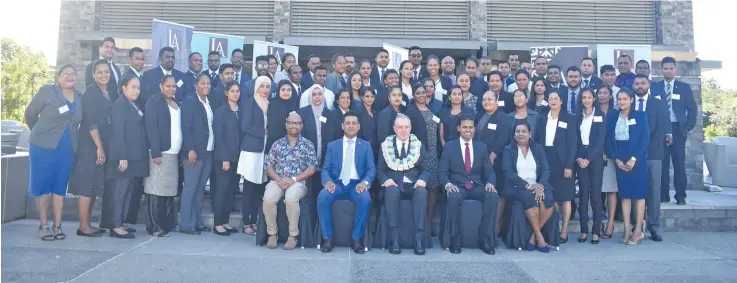  ??  ?? Participan­ts of the Legal Aid Commission 8th Annual National Corporate Staff Training at the InterConti­nental Fiji Golf Resort and Spa in Natadola on January 18, 2019.