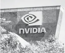  ?? MICHAEL VI/SHUTTERSTO­CK ?? Nvidia Corp. makes chips that can handle applicatio­ns such as video games and cryptocurr­ency mining.