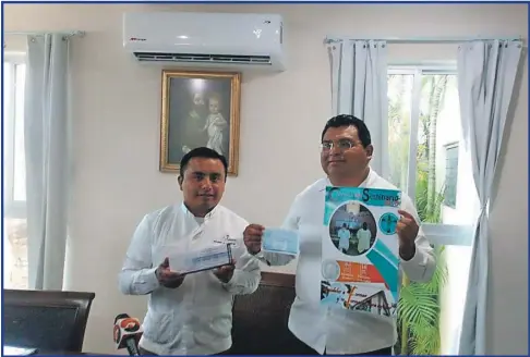  ??  ?? Javier Can, presbítero de la Diócesis de Campeche, hace un llamado a los fieles a no caer en estos engaños