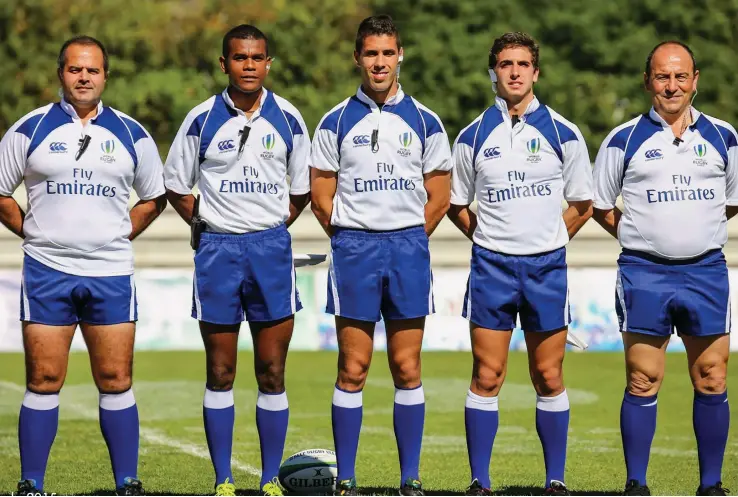  ?? Tevita Rokovereni (second from left). ??