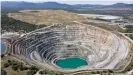  ??  ?? La mina de litio de Cañaveral también podría llegar a ser así de grande: mina de níquel cerca del pueblo de Monesterio.