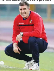  ?? LAPRESSE ?? Cristiano Lucarelli, 44 anni, allenatore del Catania