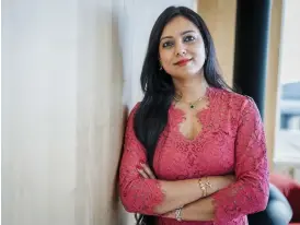  ?? ?? Garima Singh är global vice-vd och chefsarkit­ekt på Ikea.