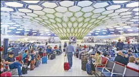  ??  ?? The Dubai Internatio­nal Airport has surpassed London Heathrow as the world’s busiest airport for internatio­nal traffic.