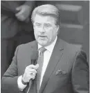  ?? AP ?? Florida Sen. Gary Farmer has told colleagues he’s left his wife and is involved with a lobbyist. He is the third Senate Democratic leader in recent years to have his sexual conduct reach the public stage.