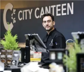  ?? RANDY RISLING PHOTOS/TORONTO STAR ?? Chef Mark Ezrin recently opened a new artisanal market called City Canteen at 2279 Bloor St. W.