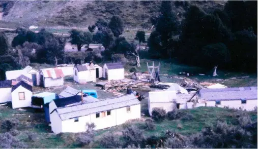  ??  ?? Left, the interior and exterior of the Epuni home; above, a camp the boys would spend time at.